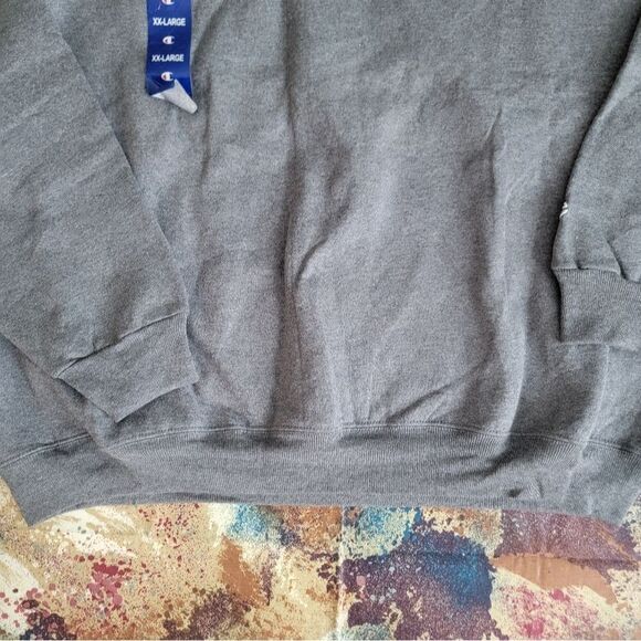Champion Authentic Athletic Apparel Size XXL Gray Sweatshirt NWT - Picture 2 of 12